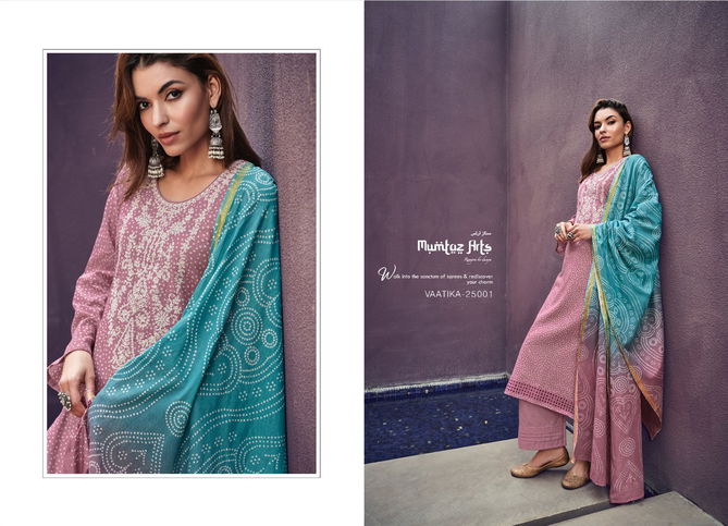 Vaatika By Mumtaz 25001-25008 Dress Material Catalog